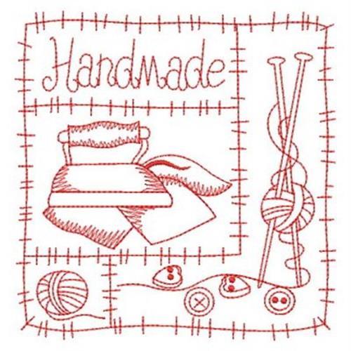 Redwork Handmade Sewing