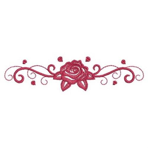 Art Deco Rose Border