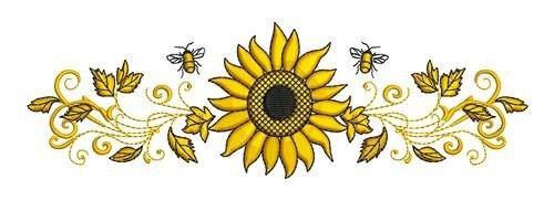 Sunflower Bees