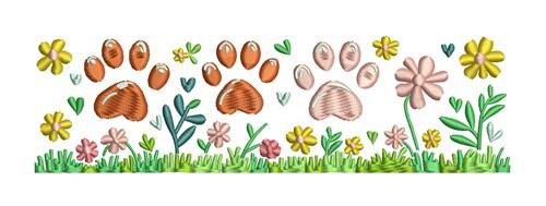 Paw Print Border