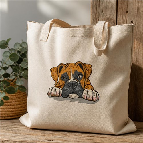 Boxer Dog Embroidery Design – Boxer Face, Puppy Eyes, Dog Lover Gift, Pet Portrait & Loyal Companion Dog Design
