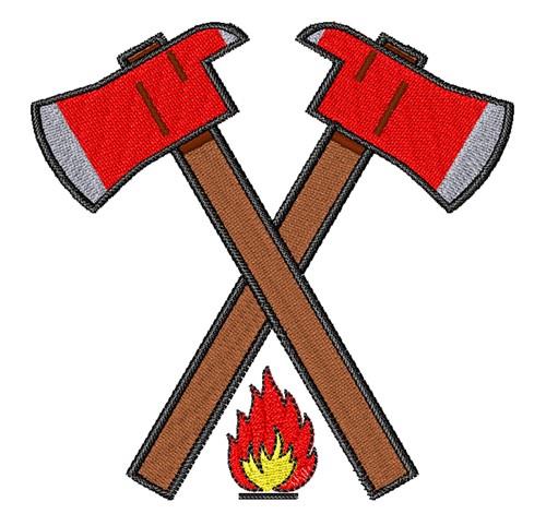 crossed fire axes
