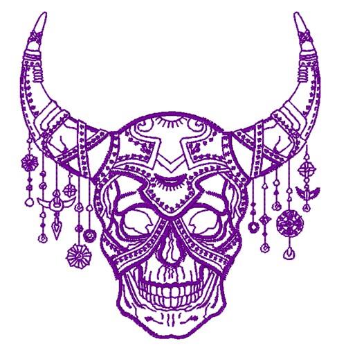 viking skull designs