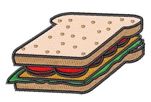 Sandwich Embroidery Design | EmbroideryDesigns.com