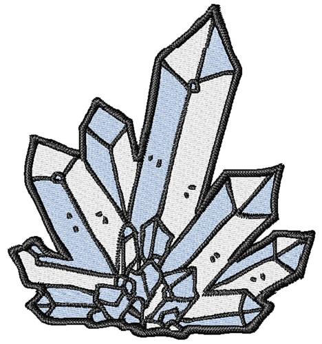 crystal cluster art