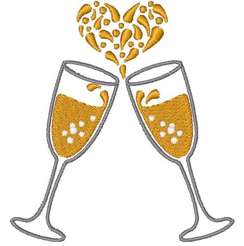 champagne toast wedding
