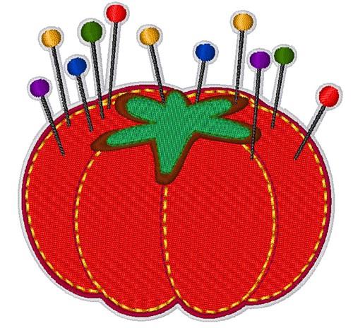 Tomato Pin Cushion Embroidery Design