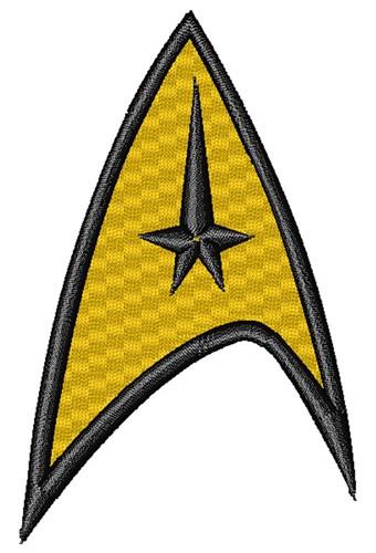 Star Trek Logo Embroidery Design