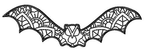 Bat Mandala Outline