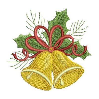 Christmas Bells Embroidery Design