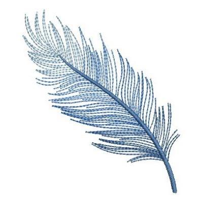 Beach Feather Hand Embroidery Pattern PDF Instant Download for