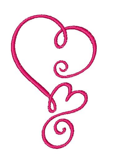 Free Heart Outline Embroidery Design