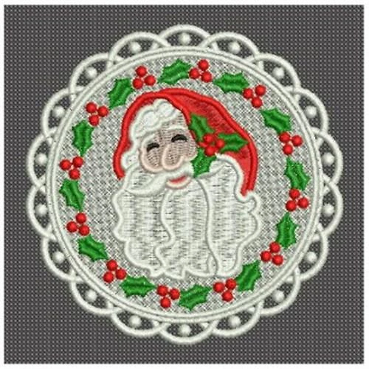 FSL Santa & Holly