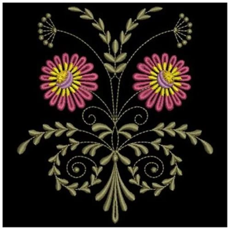 Jacobean Floral Spray