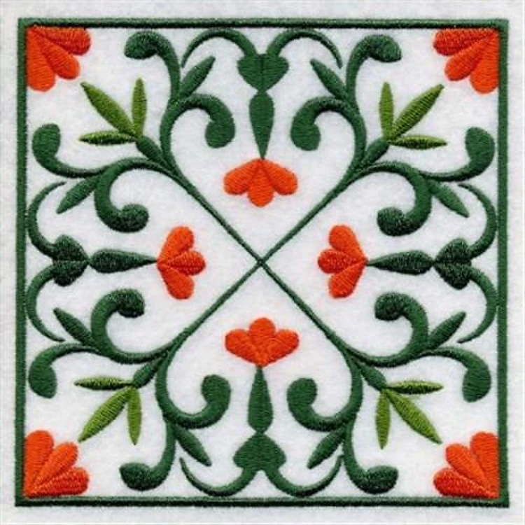 Spring Quilt Block
