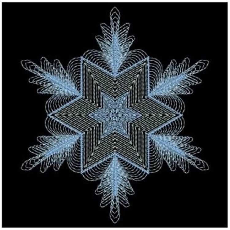 Rippled Snowflake