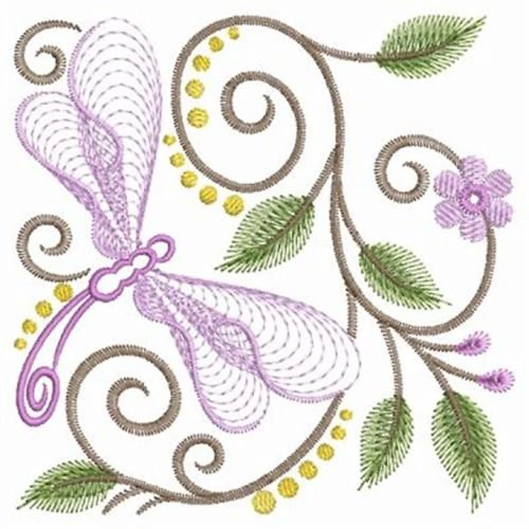 Floral Dragonfly