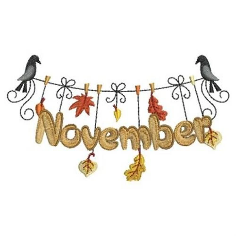 November Clothesline