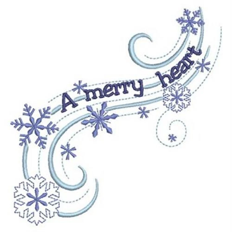 A Merry Heart Snowflake