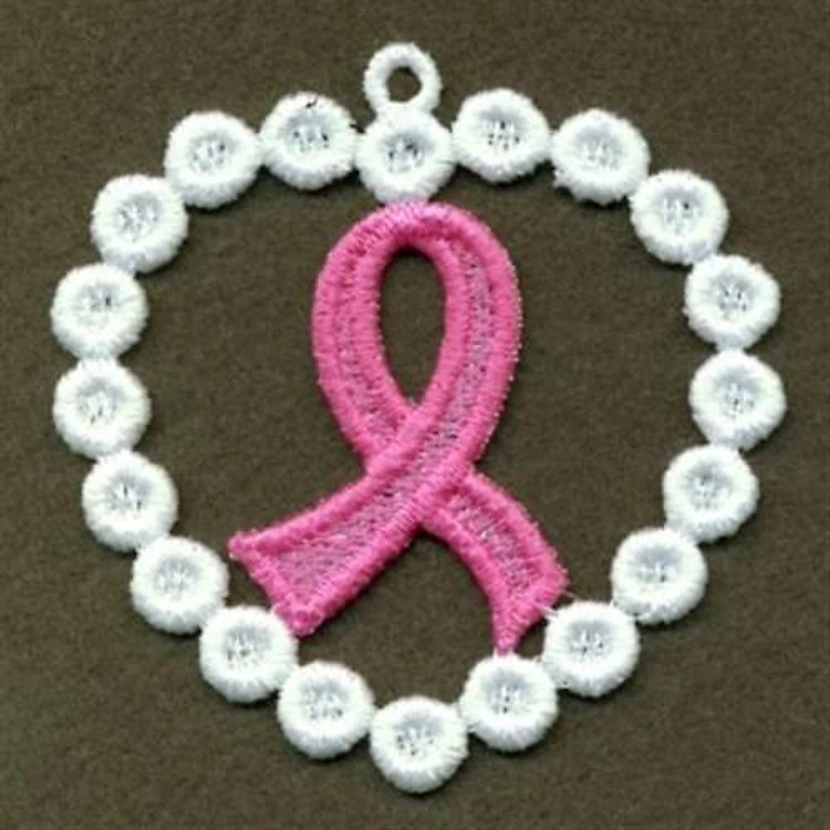 FSL Pink Ribbon Wreath