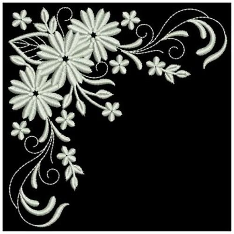 Floral & Swirl Corner