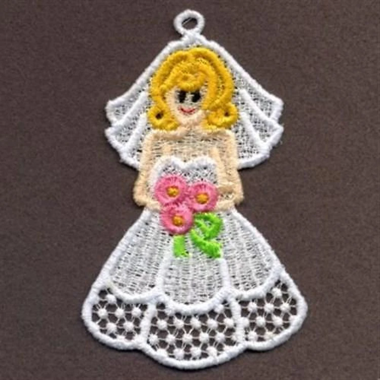 FSL Bride with Flowers
