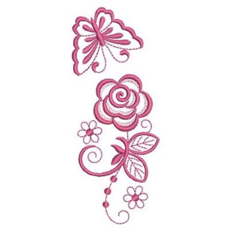 Butterfly Rose Leaves