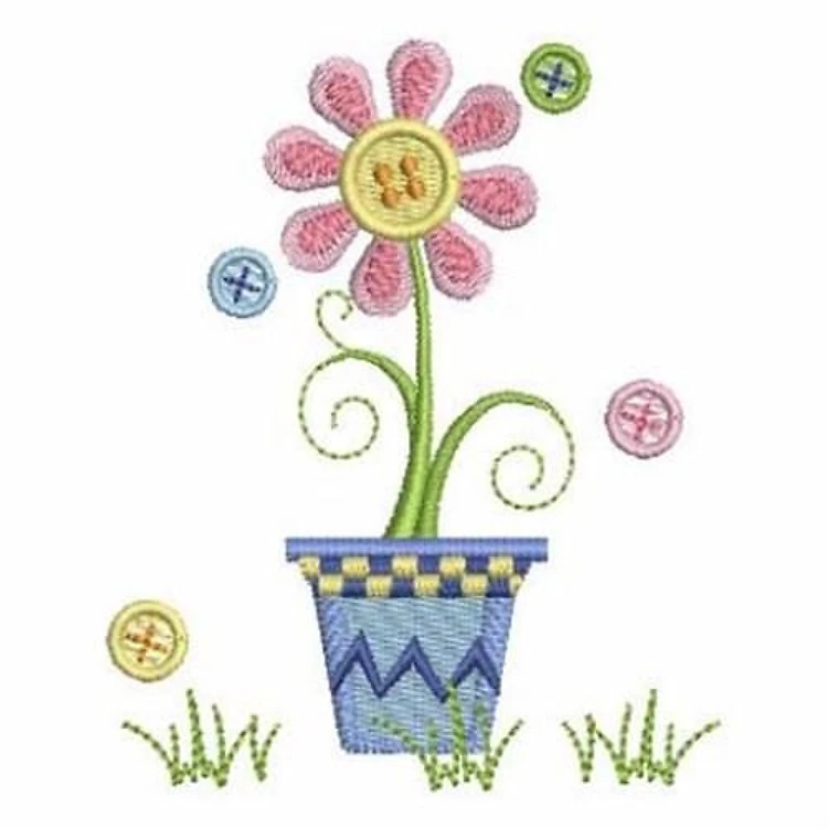 Button Flower