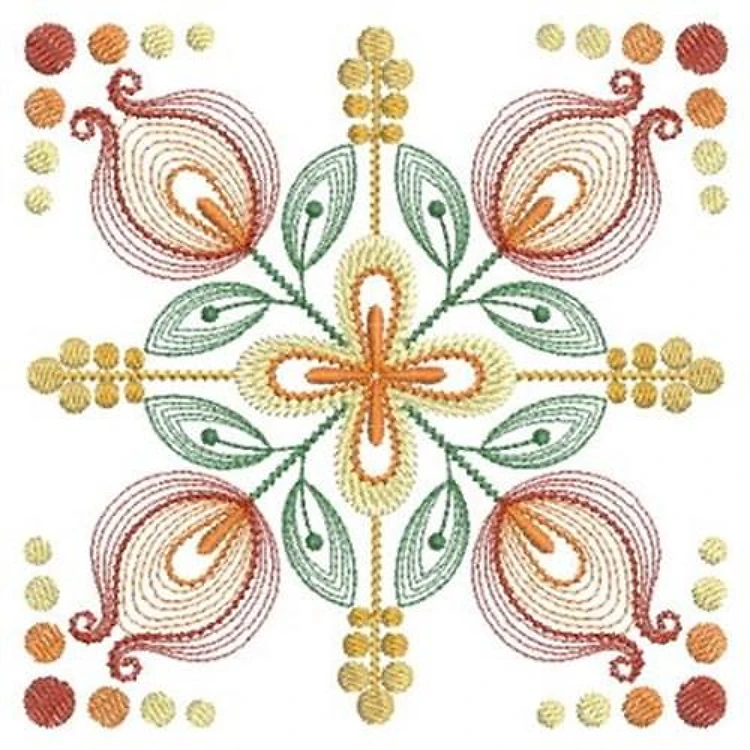 Floral Autumn Circle