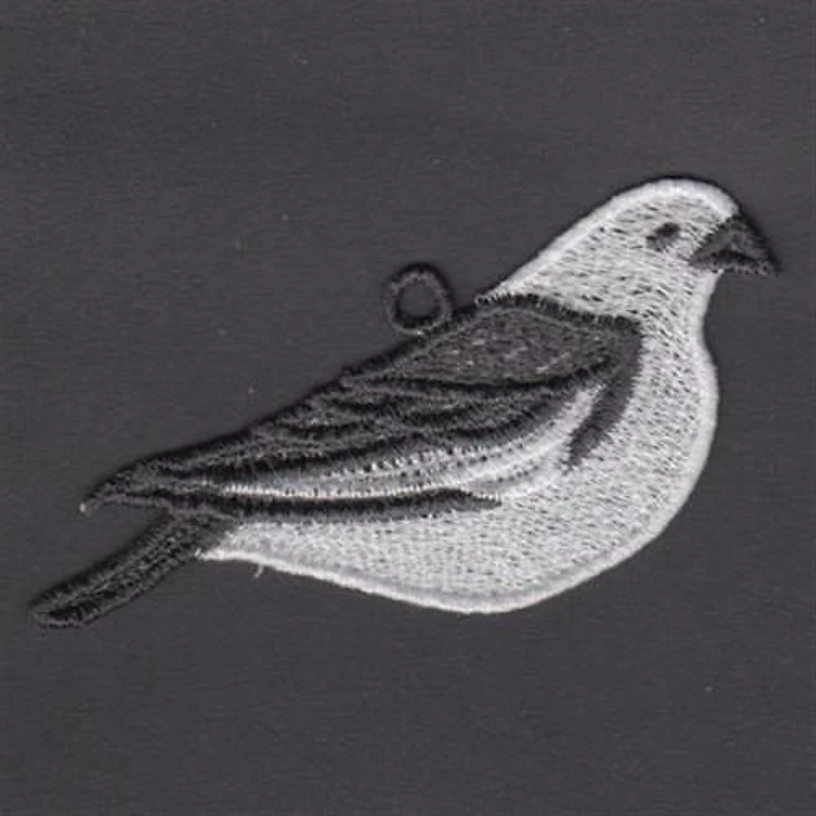 FSL Snow Bunting Ornament
