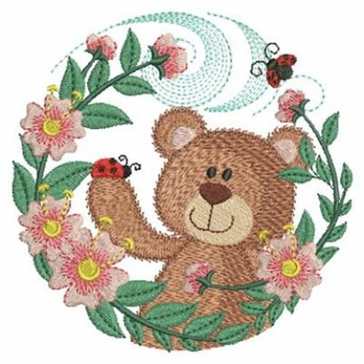 Spring Woodland Teddy Bear