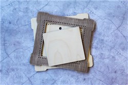 Brown Square Frame  
