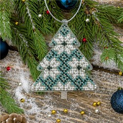 Tree Beadwork Kit On Plastic Base