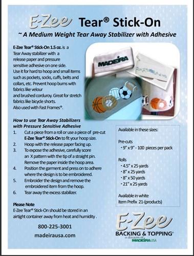 E-ZEE STICK-ON 1.5oz