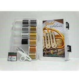 Madeira Supertwist Gold & Silver Spool Kit