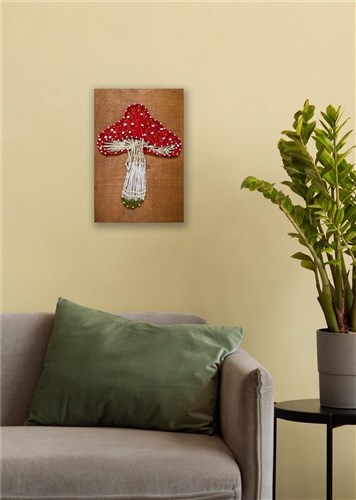 Mushroom String Art Kit