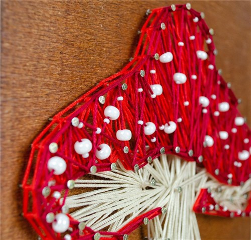 Mushroom String Art Kit