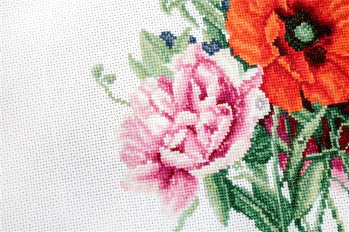 Bouquet Of Flowers Counted Cross-Stitch Kit