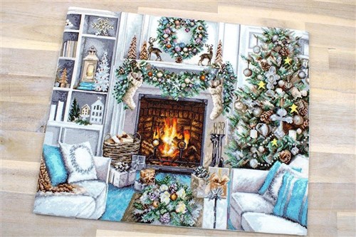 Christmas Interior Cross-Stitch Kit