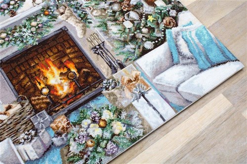Christmas Interior Cross-Stitch Kit