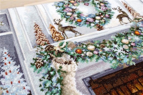 Christmas Interior Cross-Stitch Kit