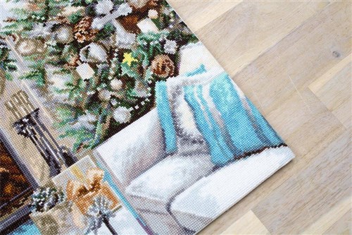 Christmas Interior Cross-Stitch Kit