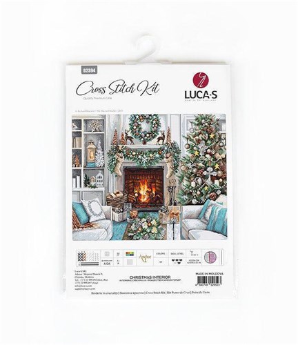 Christmas Interior Cross-Stitch Kit