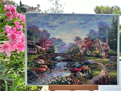 Springtime Glory Counted Cross-Stitch Kit