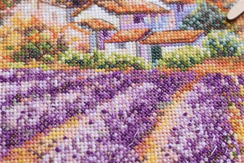 Cross Stitch kit Lavender Fields