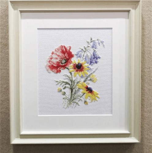 Flower Bouquet Counted Cross-Stitch Kit