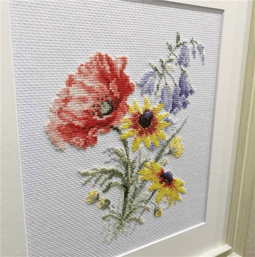 Flower Bouquet Counted Cross-Stitch Kit