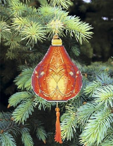 Christmas Ornament Plastic Canvas Cross-Stitch Kit