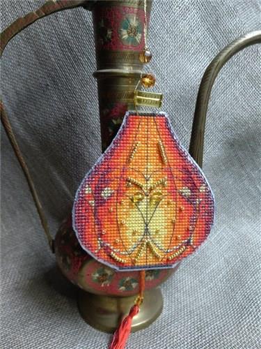 Christmas Ornament Plastic Canvas Cross-Stitch Kit