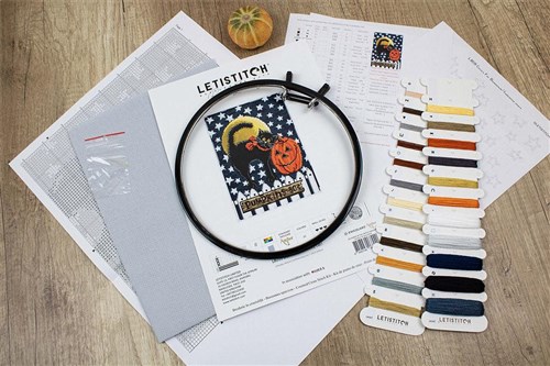 Scaredy Cat Counted Cross Stitch Kit
